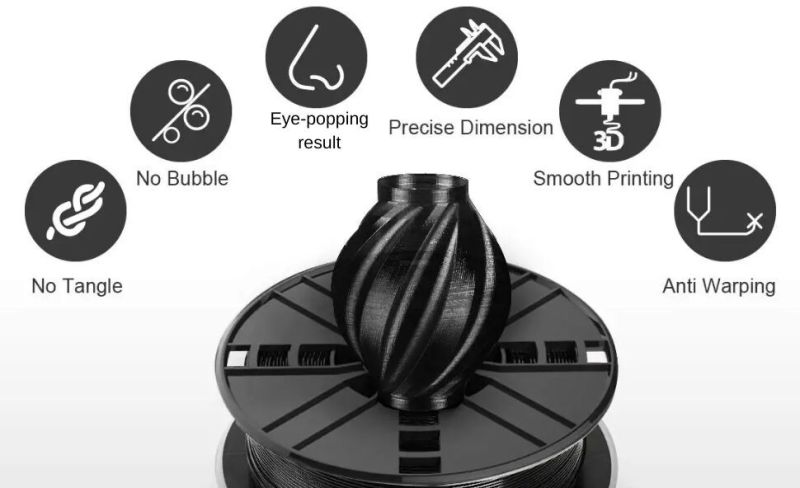 FiLAMONT Silk PLA Plus Filaments(Black)