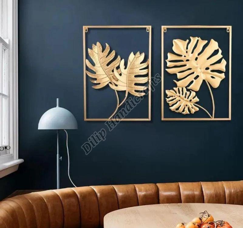 Golden Iron Metal Wall Decor