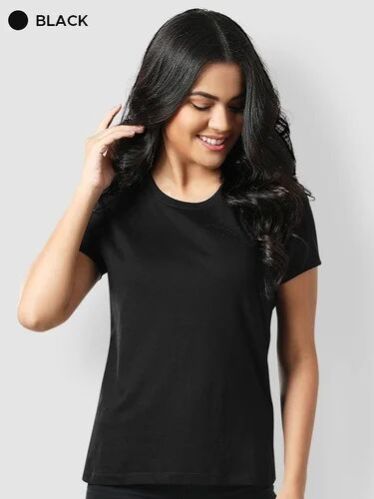 Ladies Black  T Shirt