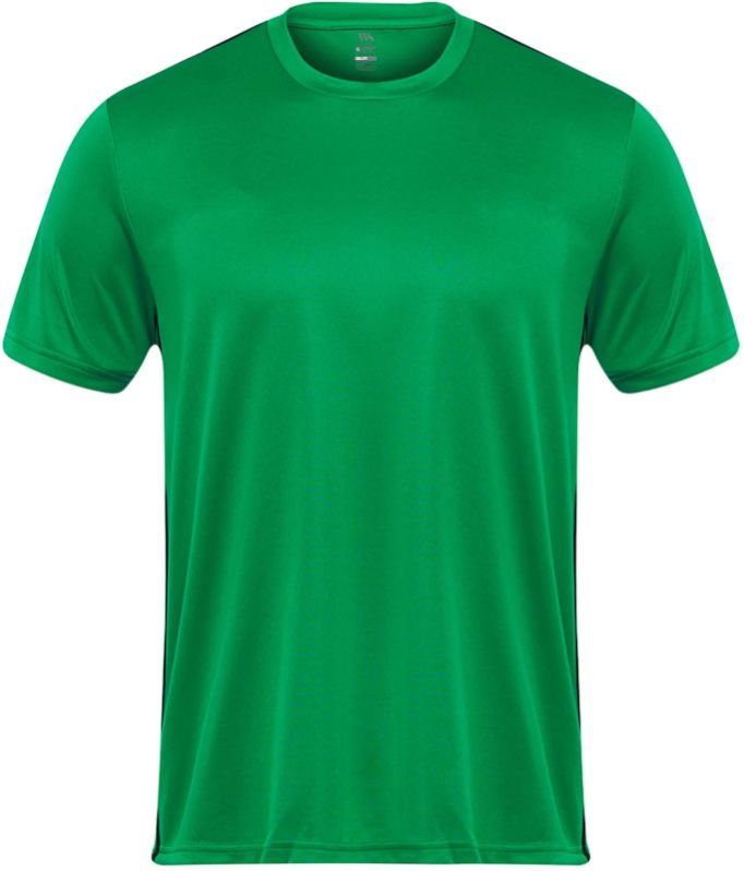 Mens Green Round Neck T Shirt