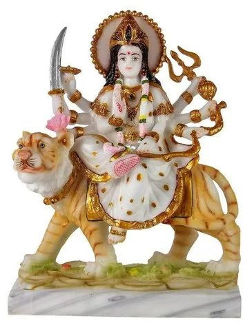 Sherawali Maa Marble Statue