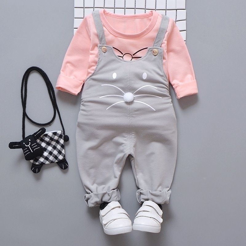 Baby Girl Cotton Romper Set