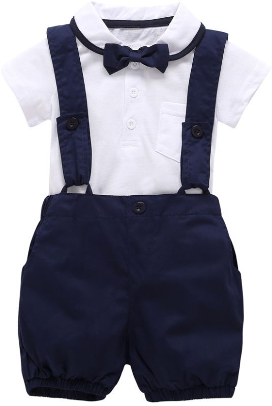 Baby Boy Cotton Shirt & Shorts Set