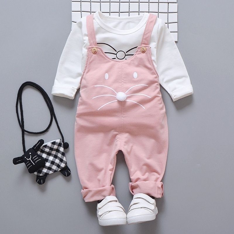 Baby Girl Cotton Romper Set