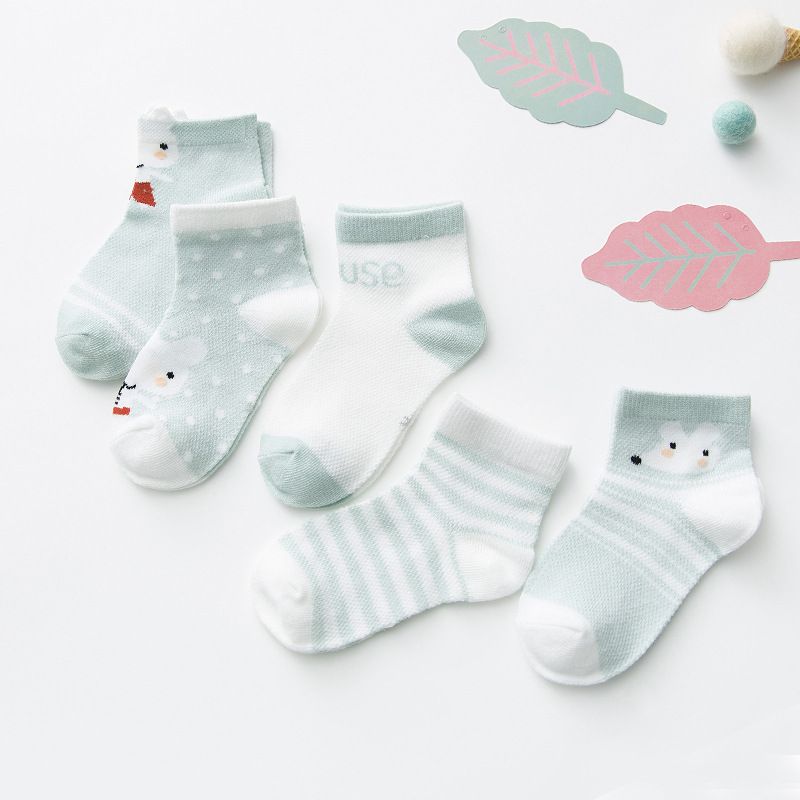 Kids Animal Print Cotton Socks