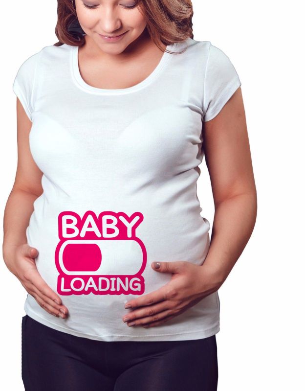 Ladies Printed Maternity T Shirt