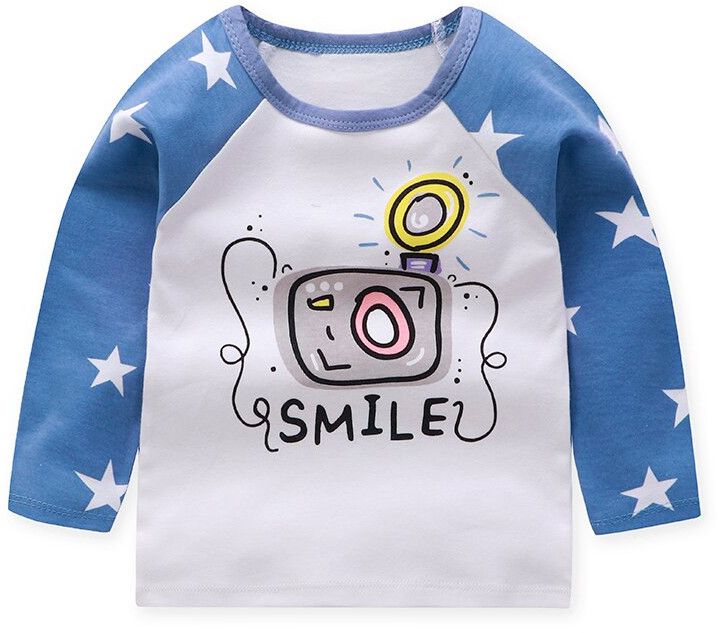 Boys Printed Full Sleeves T Shirt