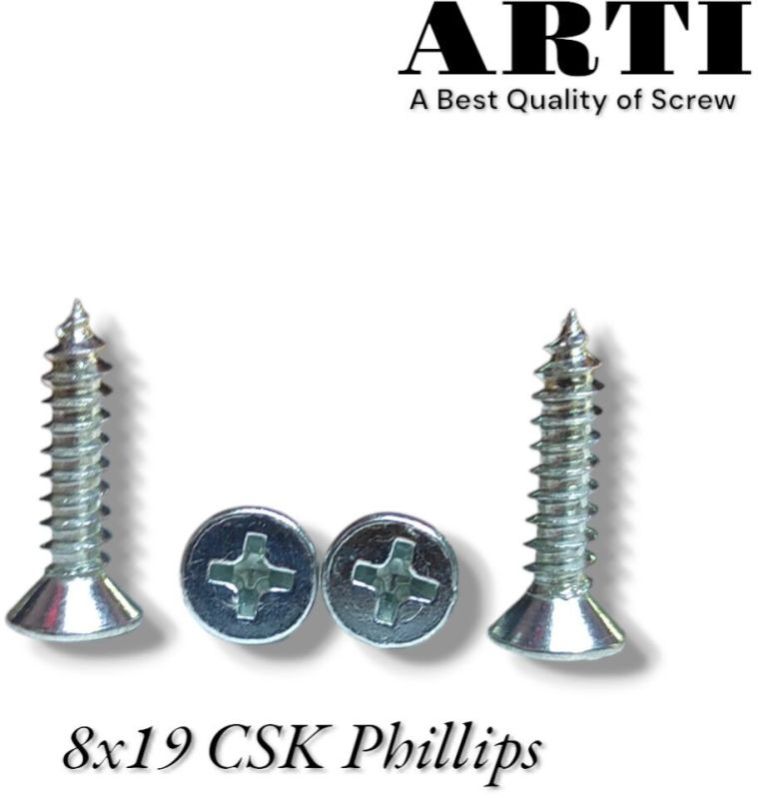 8x19 Csk Phillips Self Tapping Screw