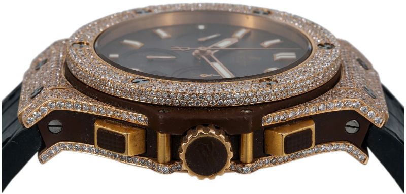 Hublot Classic Fusion 42mm Sunburst Dial With Diamond Studded Watch