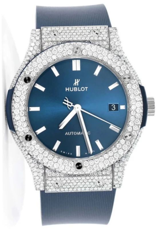 Hublot Round Moissanite Diamond Watch