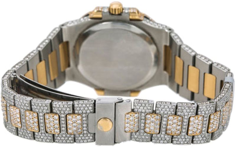 Fully Iced Out Vvs Moissanite Diamond Rapper Hip Hop Watches