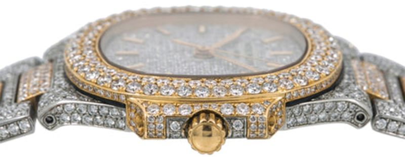 Fully Iced Out Vvs Moissanite Diamond Rapper Hip Hop Watches