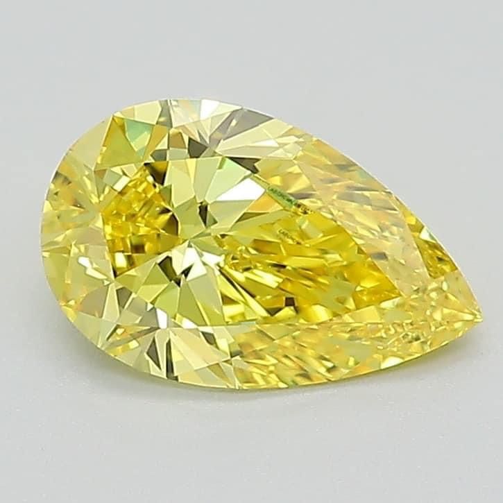 Gra Certified Pear Shaped Moissanite Diamond