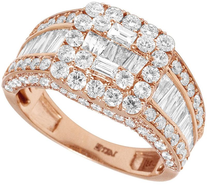 Gold Diamond Engagement Ring For Mens