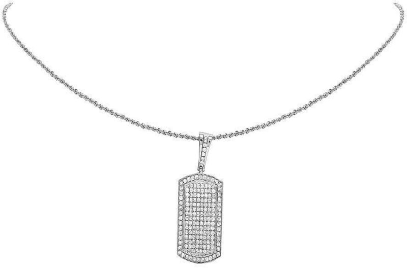 10K Moissanite Diamond Sterling Silver Hip Hop Pendant