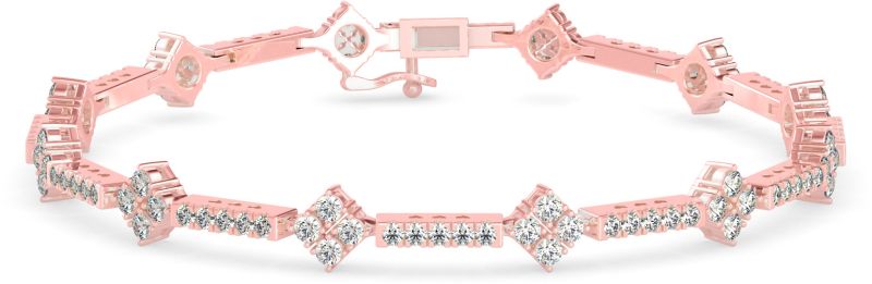 Round Vvs Moissanite Diamond Bracelet