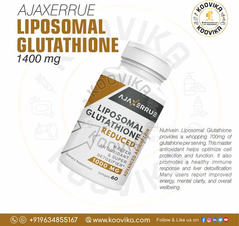 AJAXERRUE Liposomal Glutathione Reduced Softgel 1000 MG