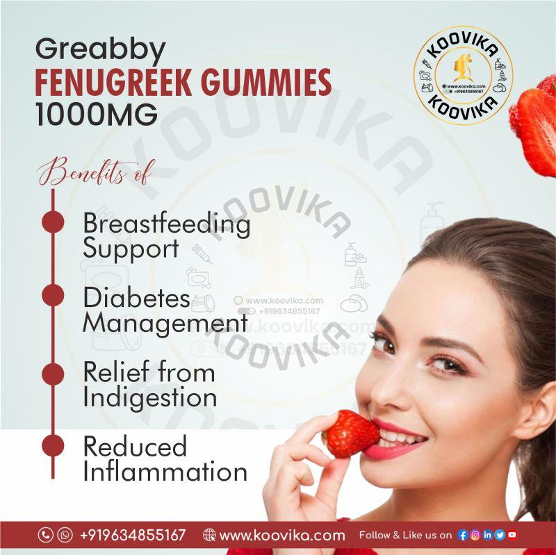 GREABBY Fenugreek Gummies 1000mg