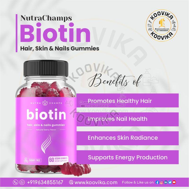 NutraChamps Sugar Free Biotin Gummies