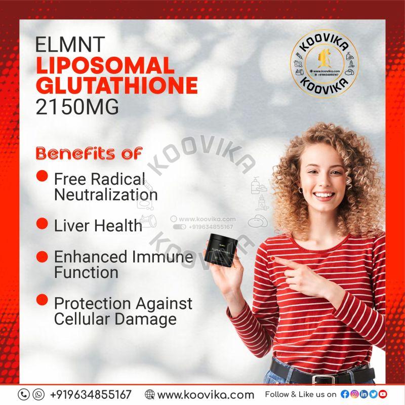 ELMNT 2150mg Super Antioxidant Liposomal Glutathione Supplement