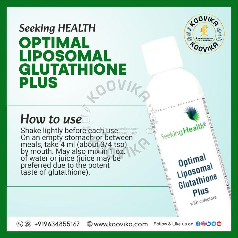 Seeking Health Optimal Liposomal Glutathione Plus Dietary Supplement 150ML