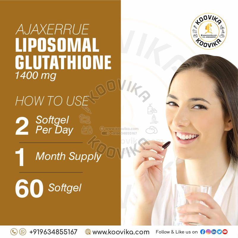 AJAXERRUE Liposomal Glutathione Reduced Softgel 1000 MG