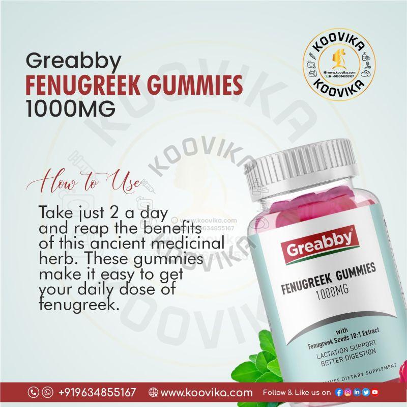 GREABBY Fenugreek Gummies 1000mg