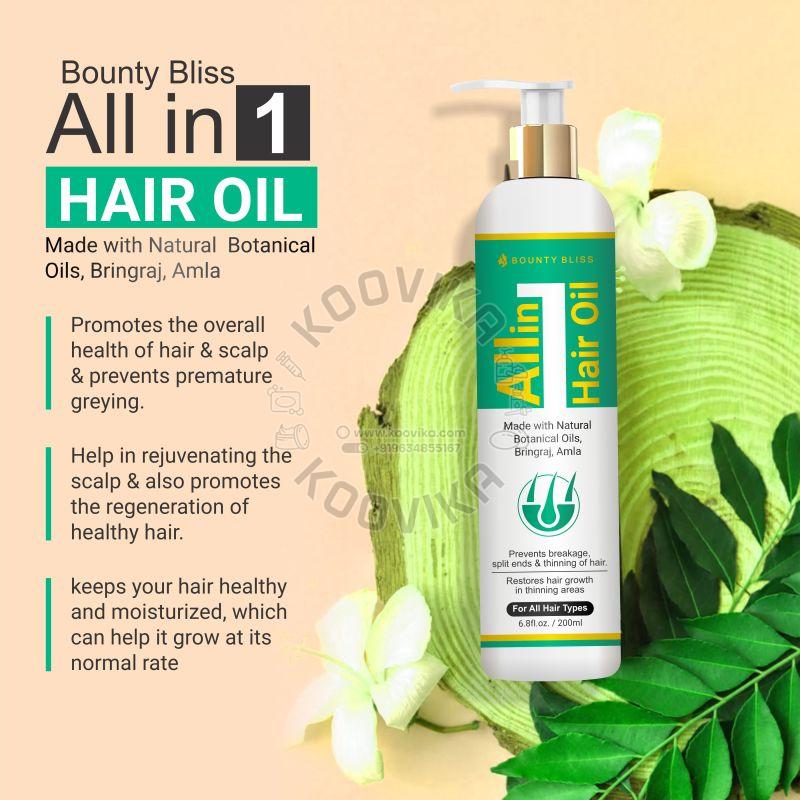 Bounty Bliss All In One Hair Oil With Tea Tree And Rosemary Essential Oils