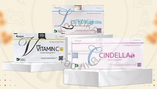 Cindella 1200MG Luthione Vitamin C New Skin Whitening Injection