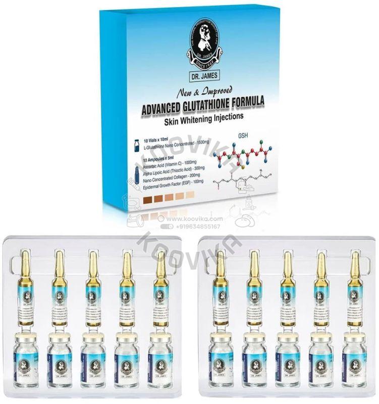 Dr James Glutathione 1500mg Skin Whitening Injection