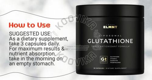 ELMNT 2150mg Super Antioxidant Liposomal Glutathione Supplement