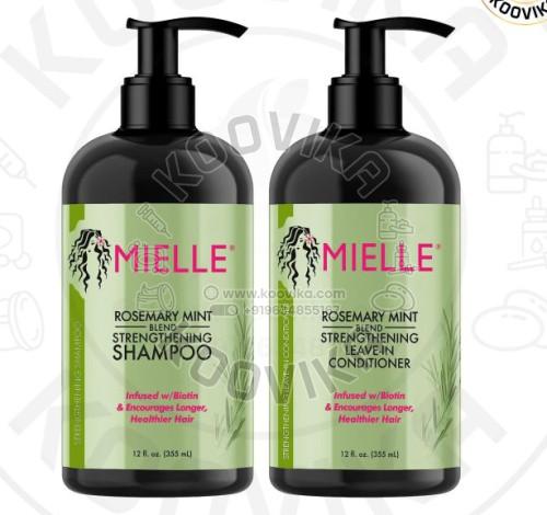 Mielle Bundle Rosemary Mint Strengthening Shampoo 355 Ml &AMP;AMP;AMP; Rosemary Mint Strengthening Conditioner 3