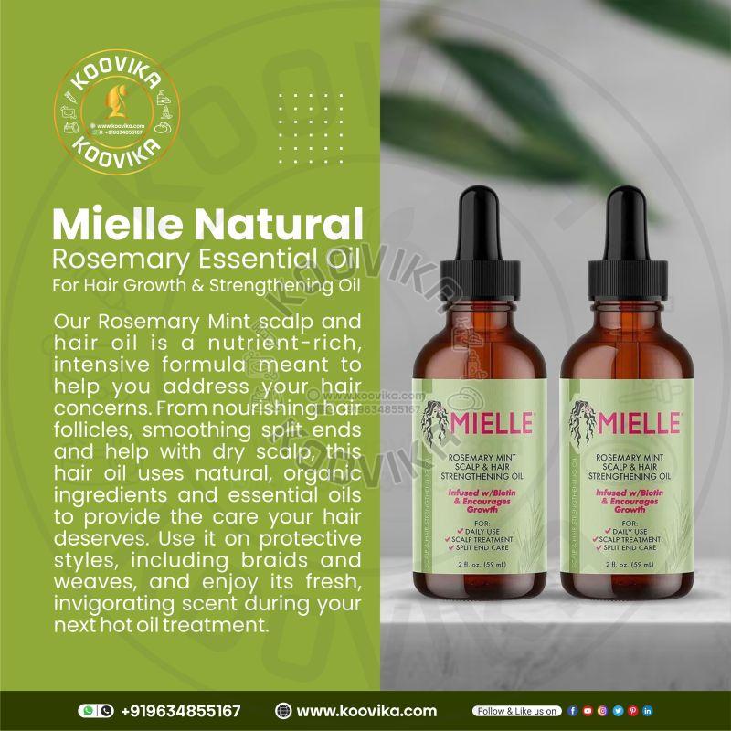 2 Bottles Mielle Natural Rosemary Essential Oil