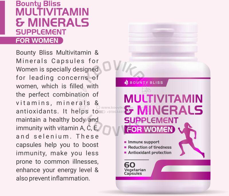 Bounty Bliss Multivitmin and Minerals Supplement For Women