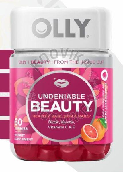 OLLY Undeniable Beauty Gummy For Healthy Hair Skin &AMP;AMP;AMP;AMP; Nails