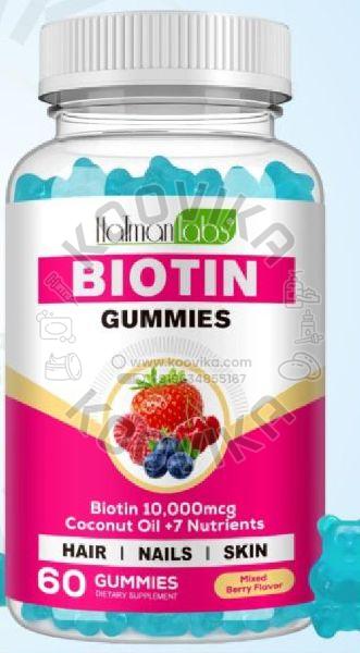 ONE1X Biotin Hair Growth Supplement 10,000 Mcg 60 Gummies