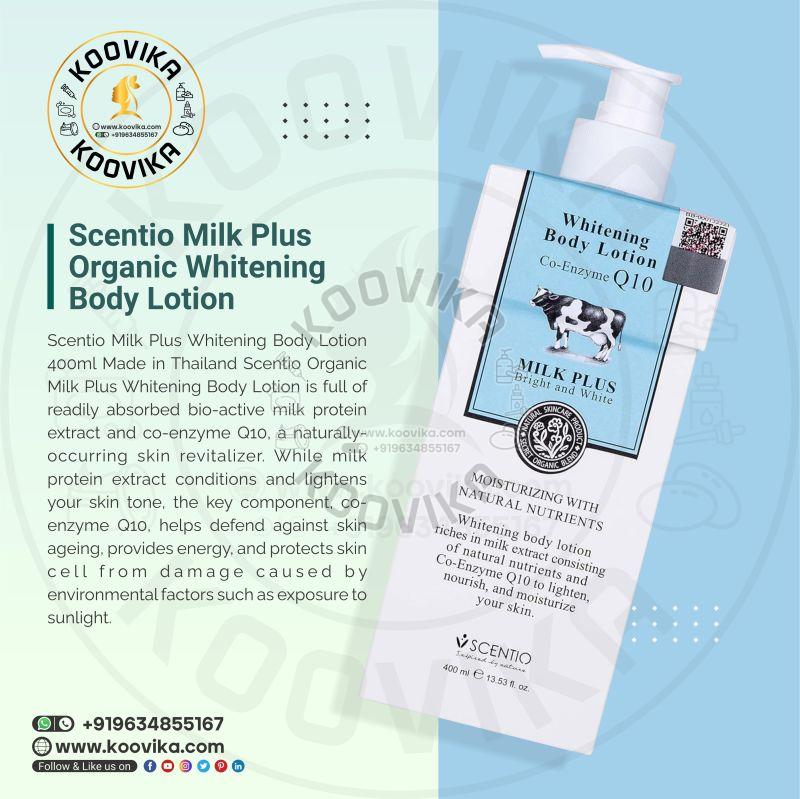 Scentio Milk Plus Organic Whitening Body Lotion