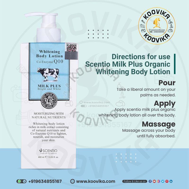 Scentio Milk Plus Organic Whitening Body Lotion