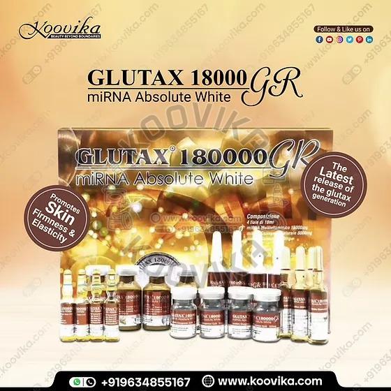 Glutax 180000 GR MiRNA Absolute White Skin Whitening Injection