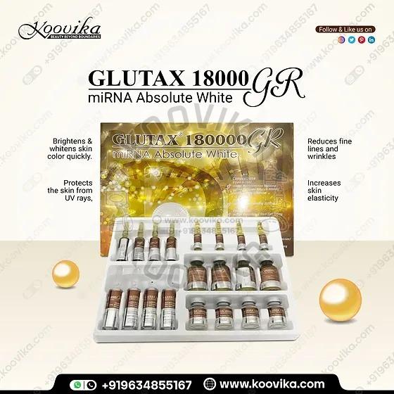 Glutax 180000 GR MiRNA Absolute White Skin Whitening Injection