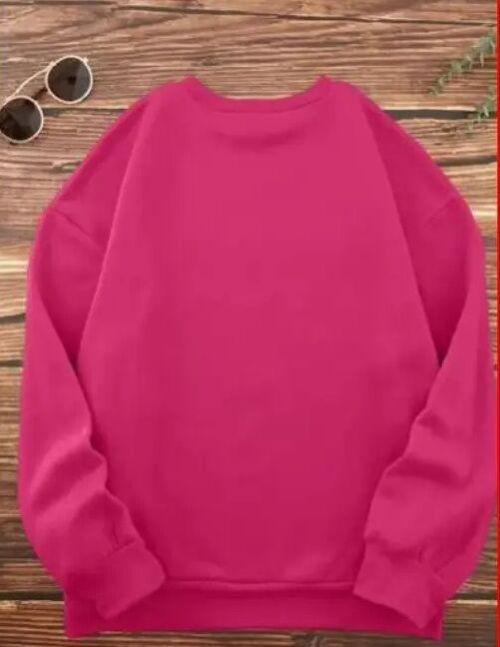 Ladies Plain Sweatshirt