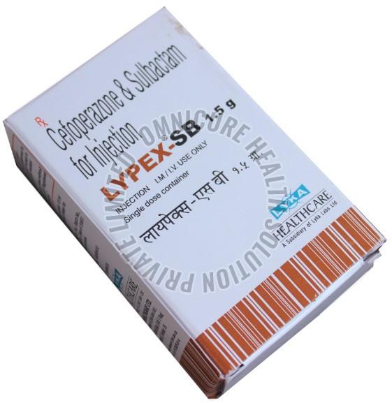 Cefoperazone & Sulbactam For Injection - Lypex Sb