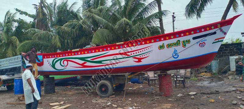 Mulicolor FRP Fishing Boat