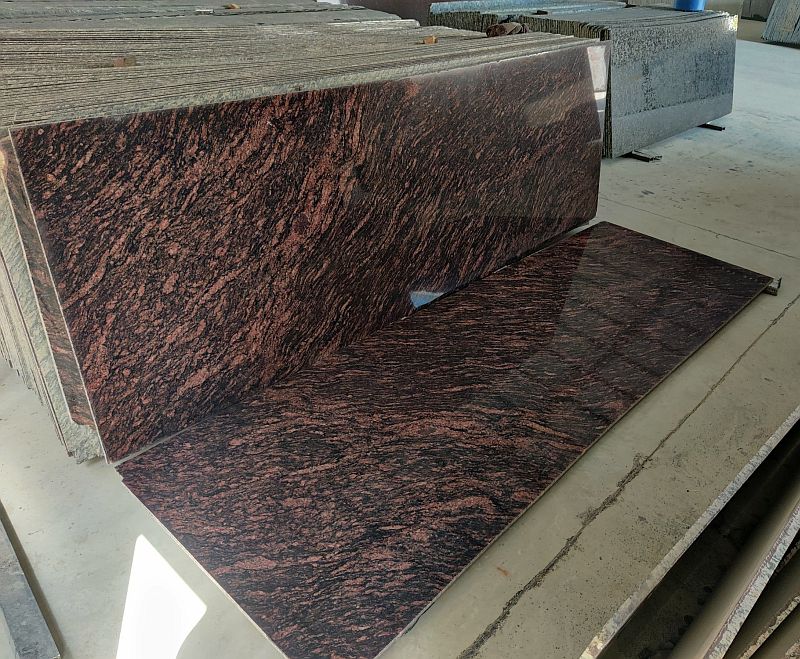 Silky Brown Granite Slab