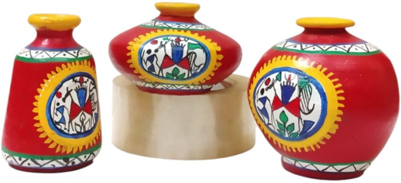 Christmas Gifting Handpainted Pots Set