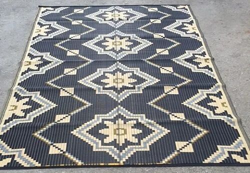 Printed Cross Jacquard Designed Mat