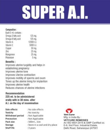 Super A I  Animal Feed Supplement