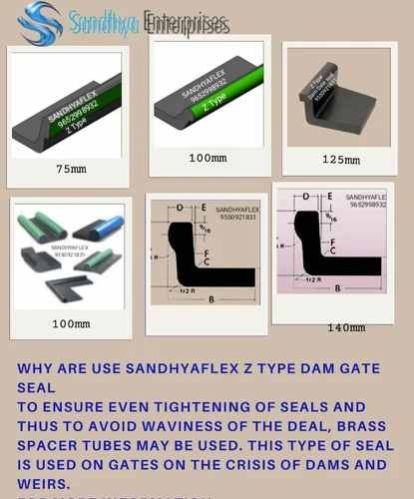 Z Type Musical Note Dam Gate Seal