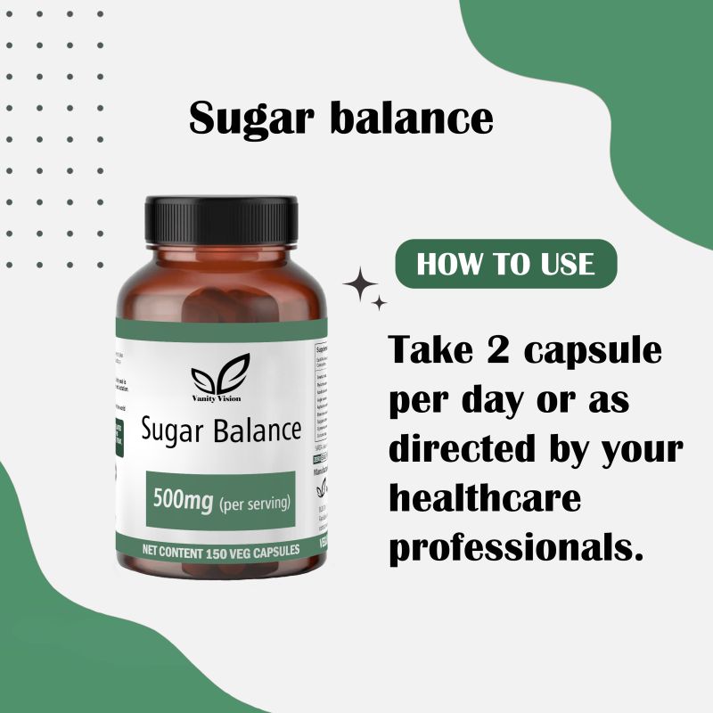 Sugar Balance Support Healthy Blood Capsules