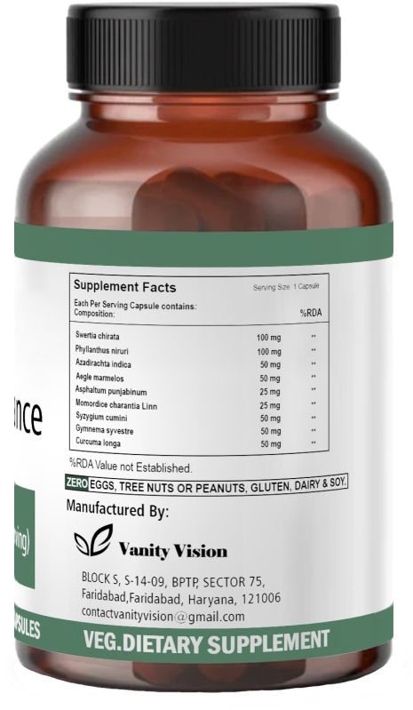 Sugar Balance Support Healthy Blood Capsules